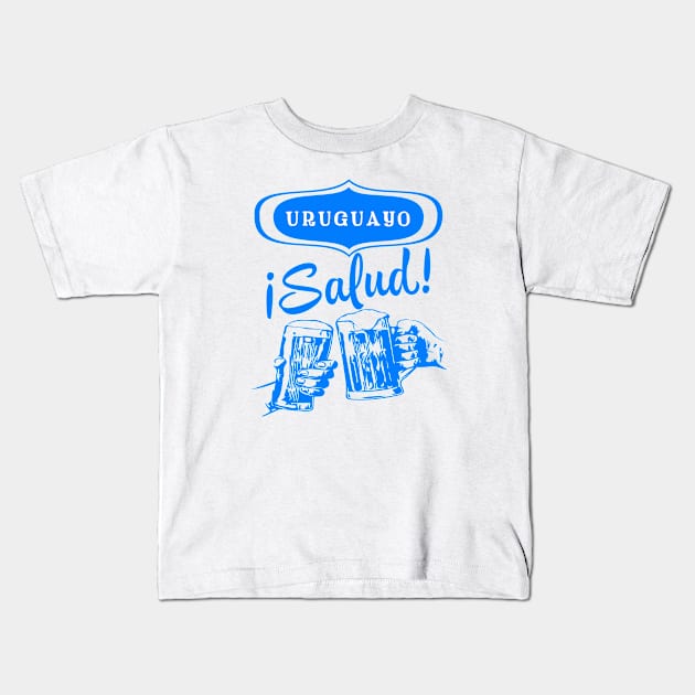 Uruguayo Salud Kids T-Shirt by MessageOnApparel